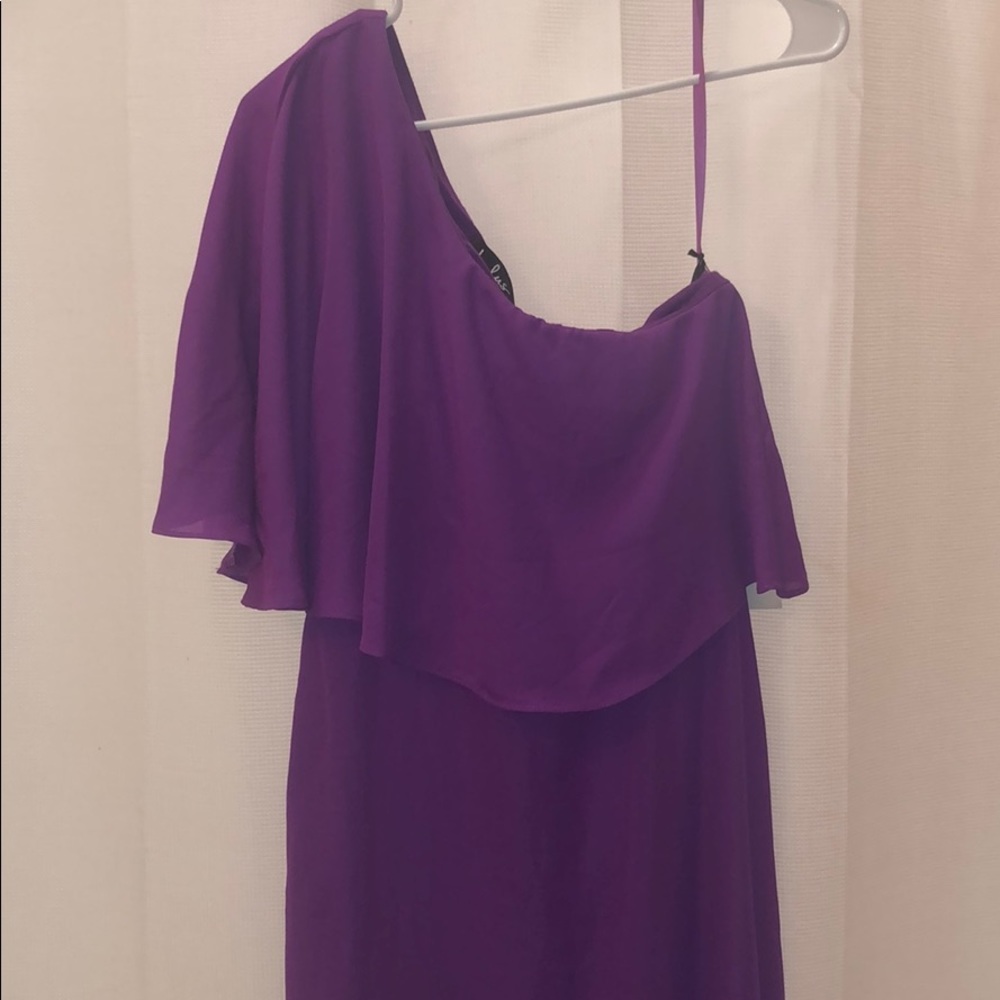 Lulus one shoulder maxi